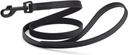 Dogline Biothane Waterproof 6ft Dog Leash Strong Coated Nylon Webbing with Black Hardware Odor-Proof Easy to Clean High 