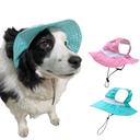 Dog Hat with Ear Hole for Large Dog Sunscreen Summer Bucket Hats Cat Suncare Cooling Outdoor Hat Sun Protection Pet Caps