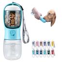 Cibaabo Dog Water Bottle Portable with Food Container & Filter for Travel | Feeding & Hydration | Travel Water Bowl | Po
