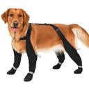 LUCKYPAW Dog Suspender Boots for Large Dogs Waterproof Dog Boots Anti Lost