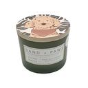 Sand + Paws Scented Candle - Clean Waves - Additional Scents and Sizes –Luxurious Air Freshening Jar Candles Neutralize 