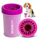 Dexas MudBuster Medium Dog Paw Cleaner, Fuchsia, Fits 1.5"-2.5" Wide Paws, Gentle Silicone Bristles for Quick, Easy Clea