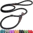 Fida Durable Slip Lead Dog Leash, 6 FT x 1/2" Heavy Duty Dog Loop Leashes, Comfortable Strong Rope Slip Leash for Large 