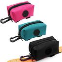 SLOSN 3 Pack Pet Waste Bag Dispenser with Zippered Portable Dog Poop Bag Holder, Great Accessory for Walking, Running wi